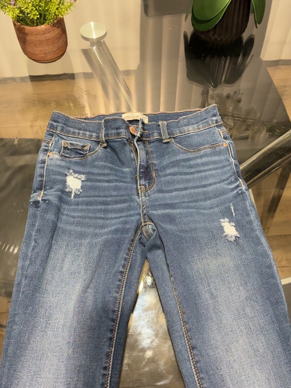 Jordache Blue Distressed Kids Jeans